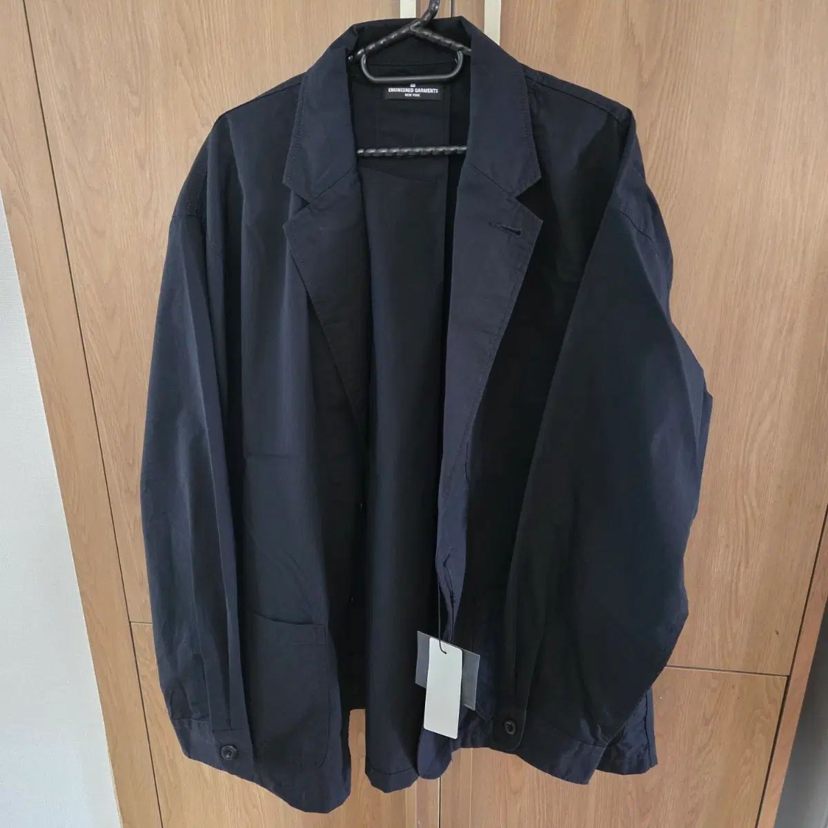 新品) GU x ENGINEERED GARMENTS エンジニアードガーメンツ コードレイン ジャケット (ネイビー XL) 6,994円