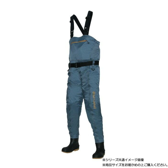 海辺や堤防の足場に合わせやすいラジアル底 阪神素地 Blue camel BC-122 チェストハイウェーダー L グレー 13,468円