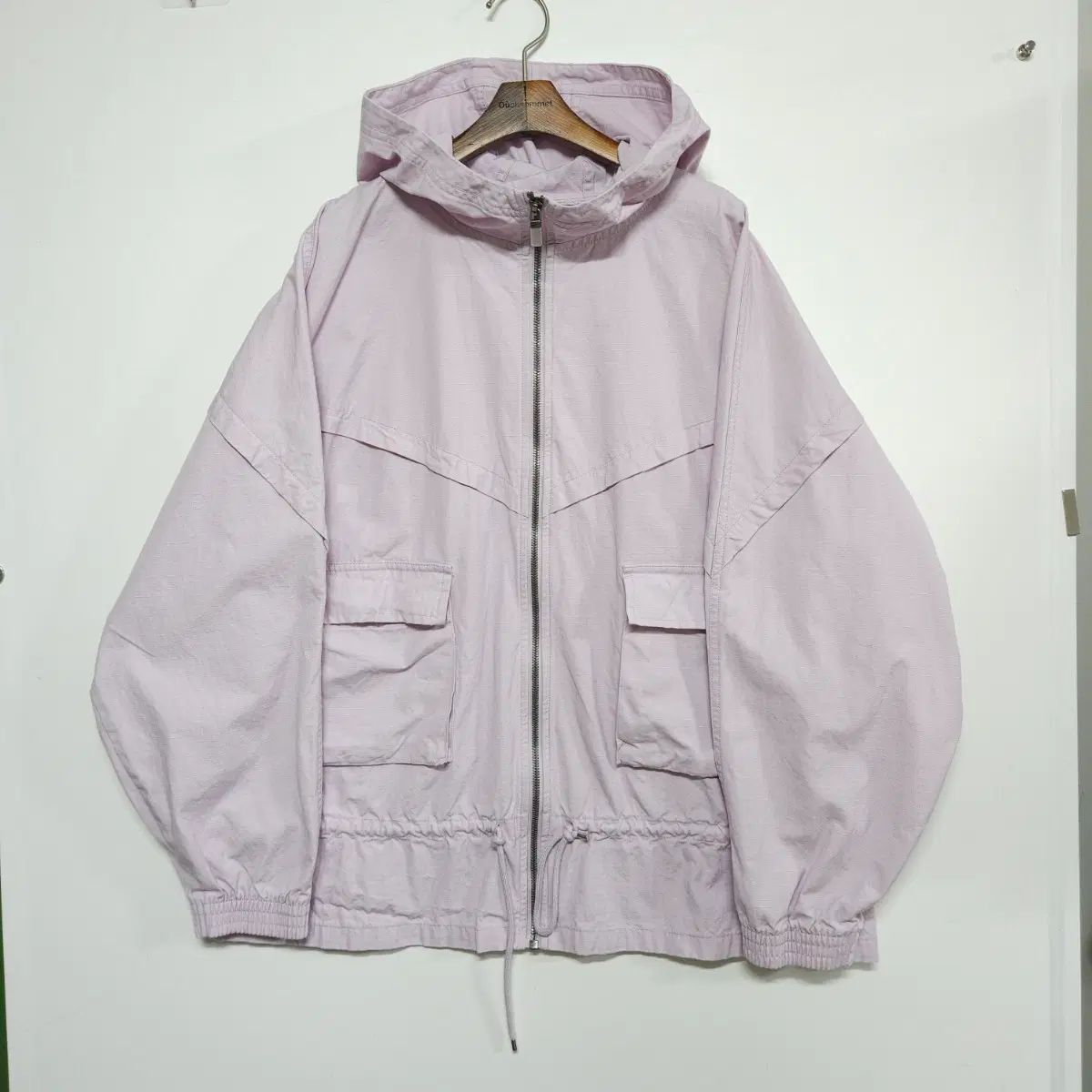 レディース 55 77 オーバーサイズ NIKE ライトピンク WHO フード ジャケット