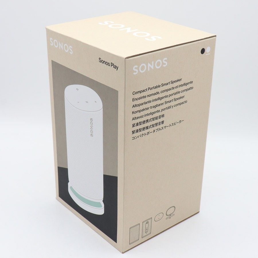 【新品未開封】Sonos Play PLAYPJP1 ホワイト マートポータブルスピーカー AirPlay2 対応ソノス 本体