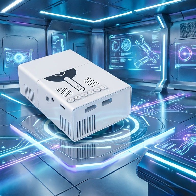 【高画質＆コンパクト】ポータブルプロジェクター リモコン付 USB再生・有線ミラーリング対応 寝室ムービー/家族エンタメ/ゲーム用 スマートフォン/PC/TVスティック接続可