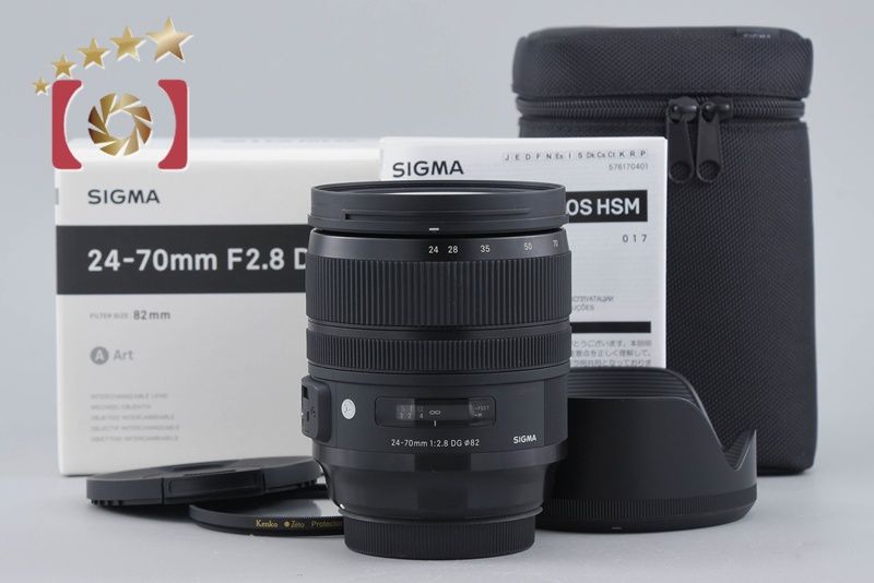 【中古】SIGMA シグマ Art 24-70mm f/2.8 DG OS HSM キヤノン用 元箱付き