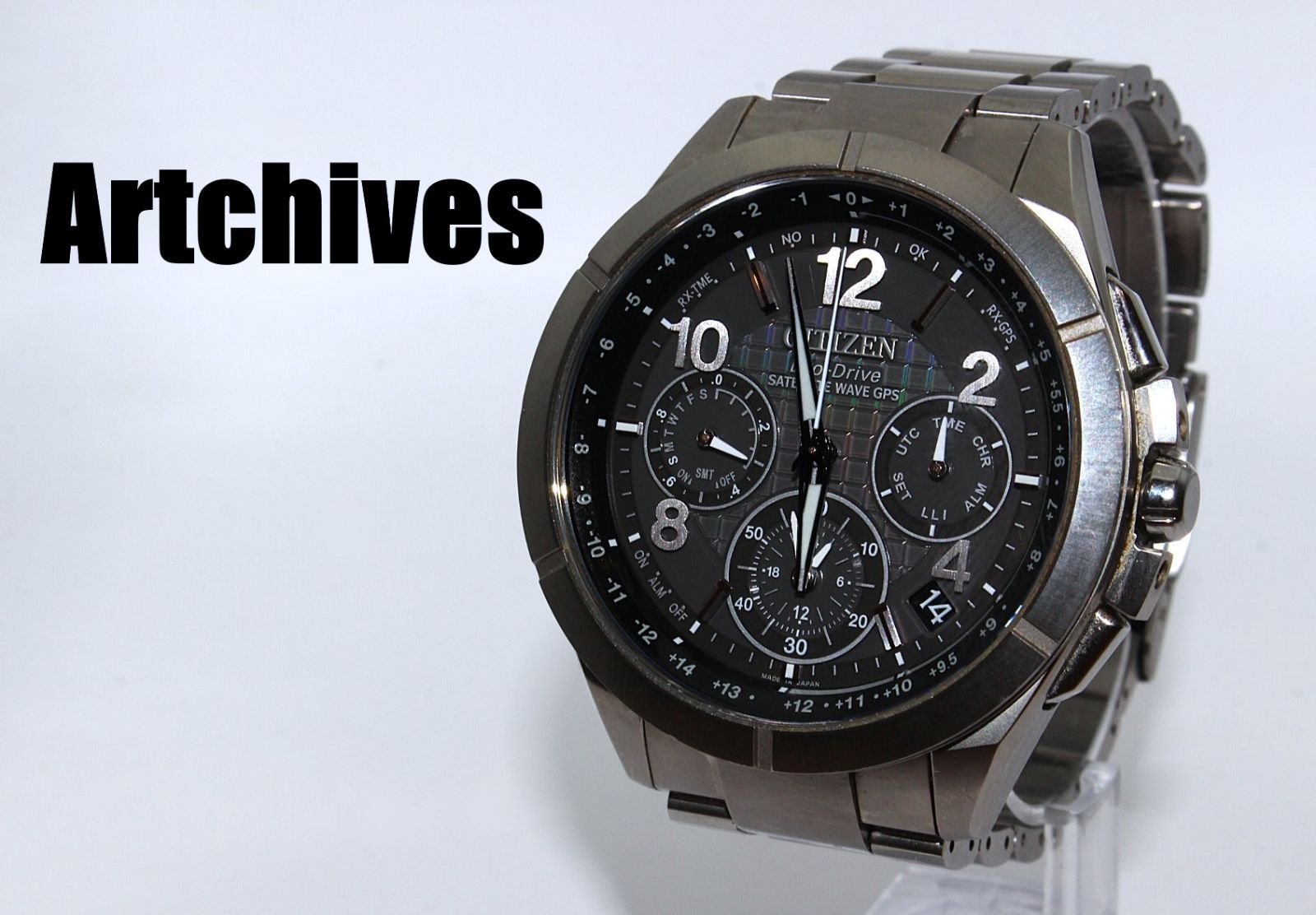 『VRW-2087』☆時計☆CITIZEN (シチズン)☆CC9070-56H☆アテッサ フローズングレー限定モデル☆GR文字盤 メンズ ソーラー 稼働品☆ 47,880円