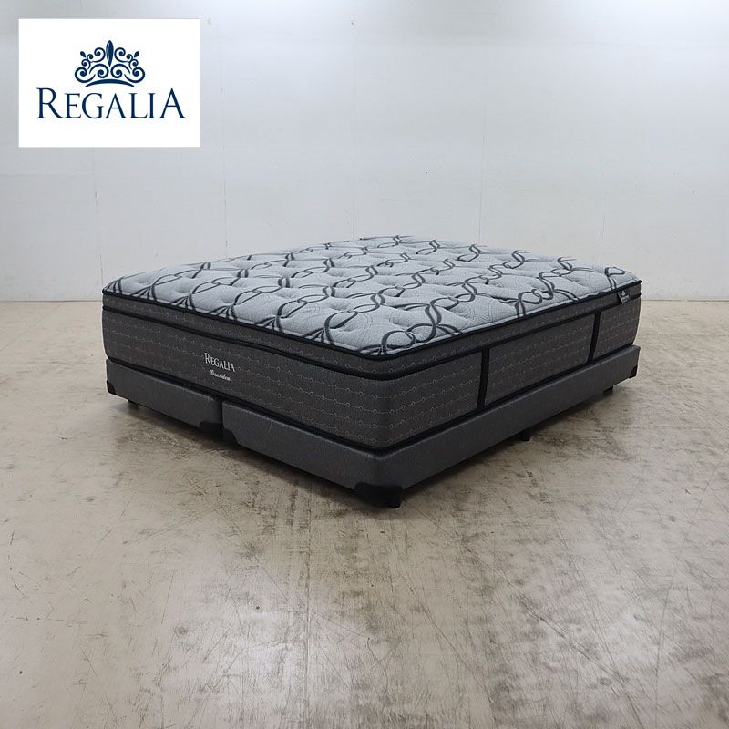 REGALIA レガリア KINGSDOWN キングスダウン IDC大塚家具 Grandeur グランデュール クイーンベッド ダブルクッション コイルスプリング