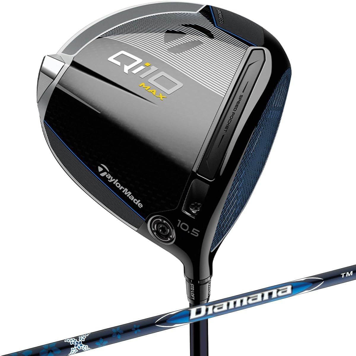 Qi10 MAX 10.5 TM50 S キュー アイテン マックス ドライバー メンズ Diamana Blue TM50 RH フレックス:S ロフト角:10.5 [Sフレックス] [10.5]