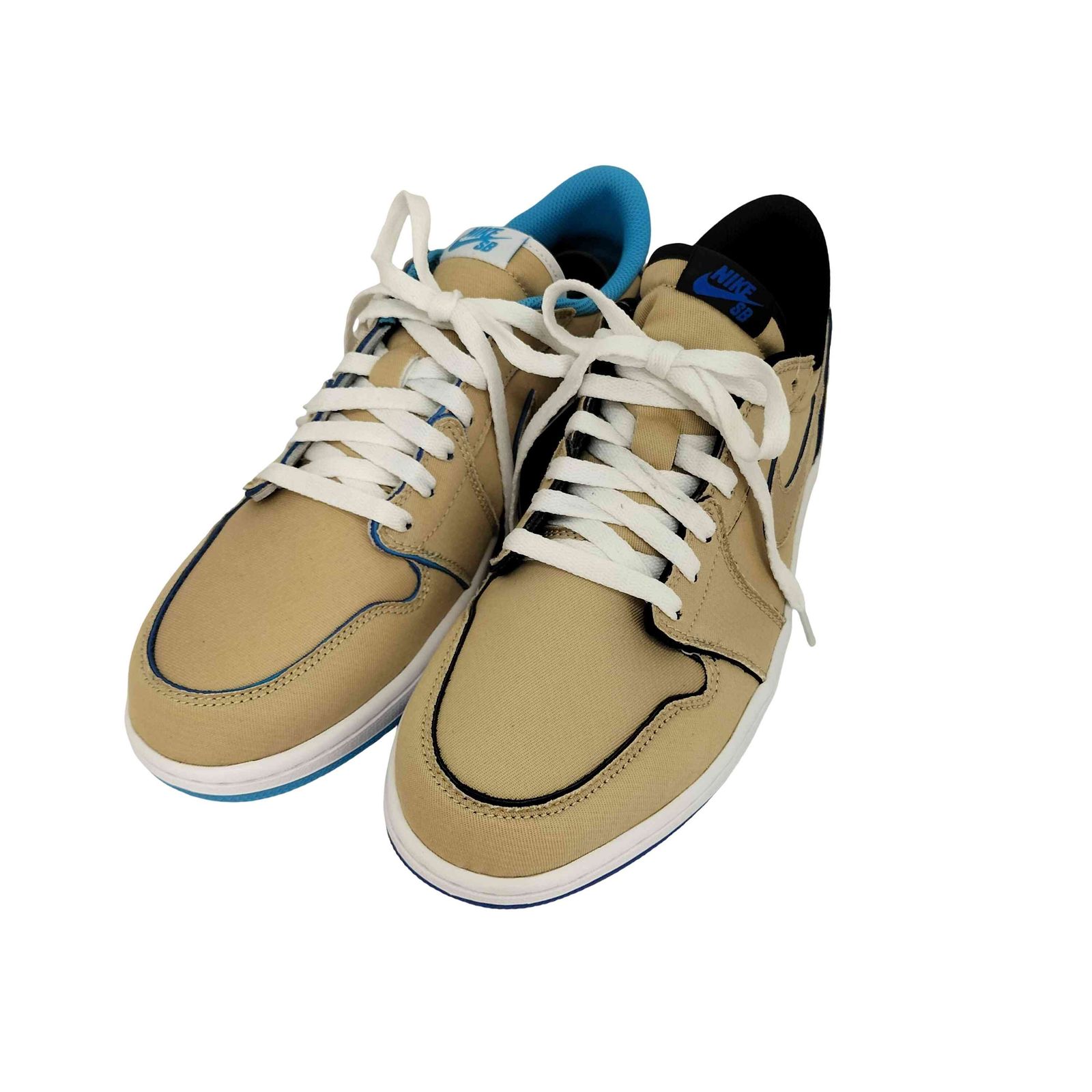 ナイキスケートボーディング NIKE SB Air Jordan 1 Low Desert Ore/Royal Blue メンズ JPN：28