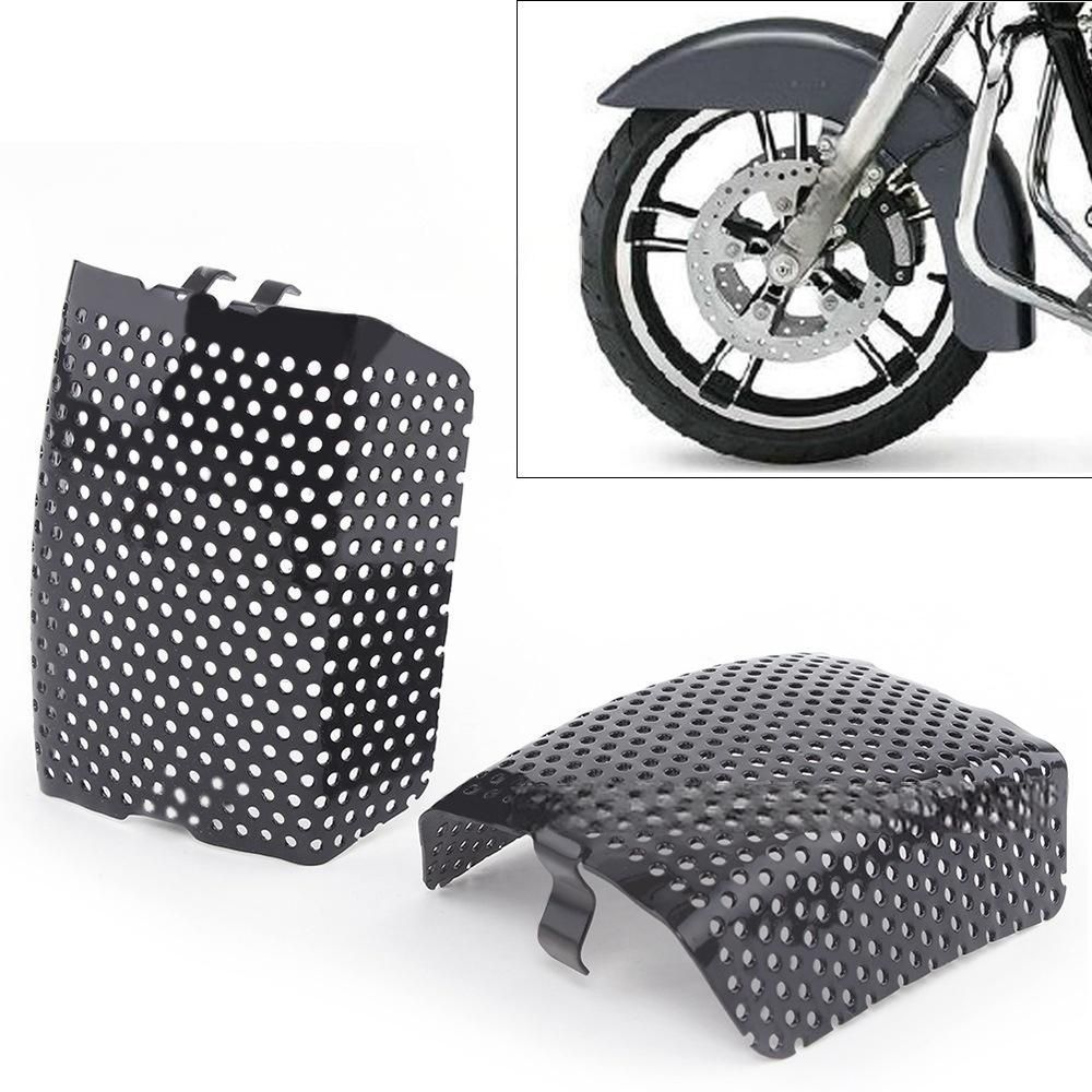 ハーレーダビッドソン Harley-Davidson ロードグライド／ロードキング フロントブレーキキャリパーカバー ブラック／メッキカラー キャリパー周辺保護 外装アクセント