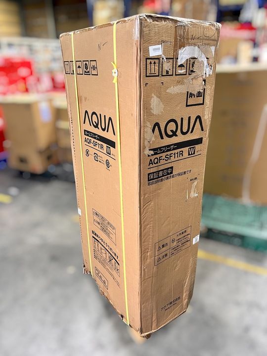 開封済・未使用品】AQUA ホームフリーザー AQF-SF11R(W) 105L 2025年製