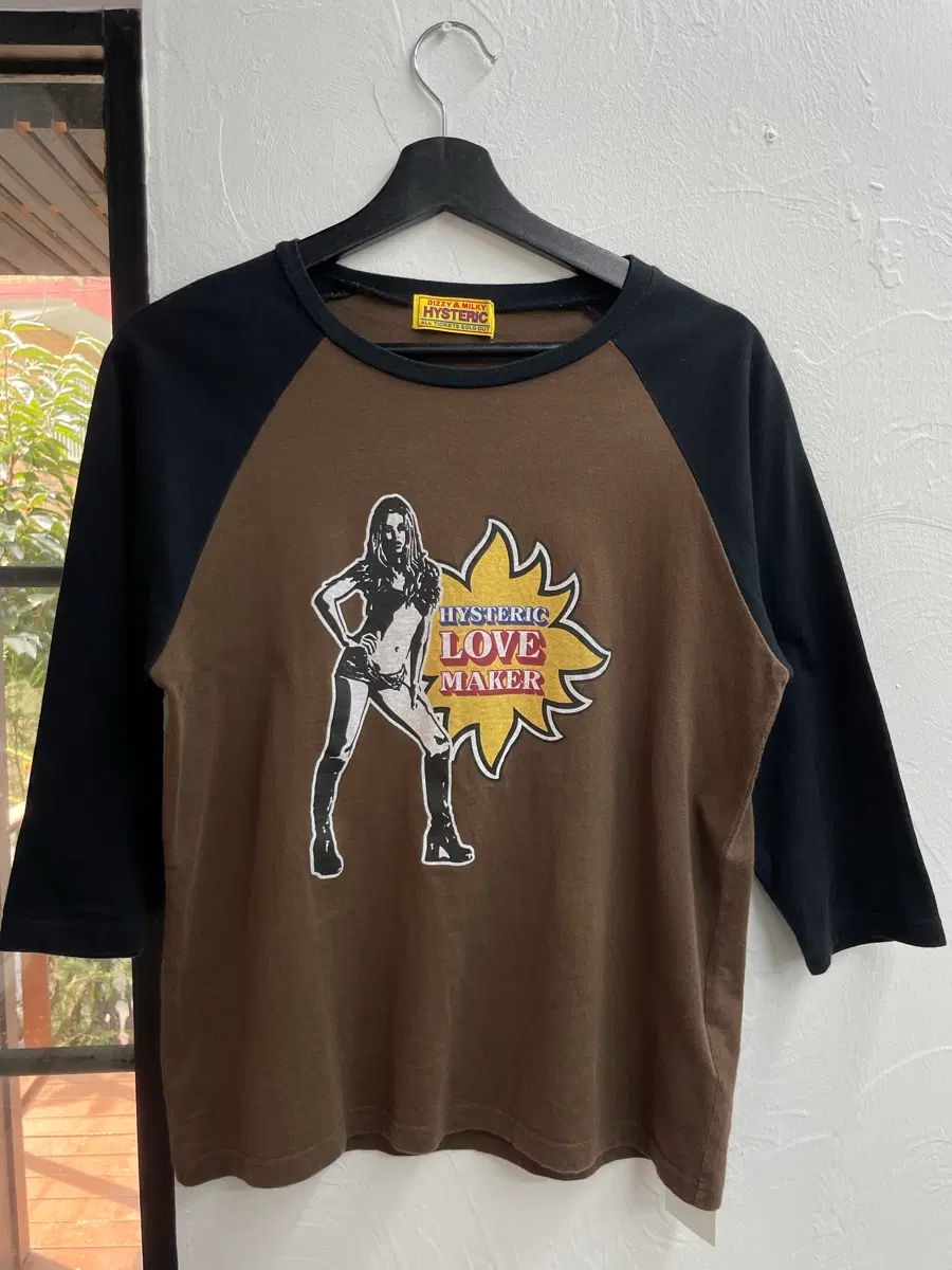 HYSTERIC GLAMOUR ヒステリックグラマー Love Maker 7分 ロングスリーブ