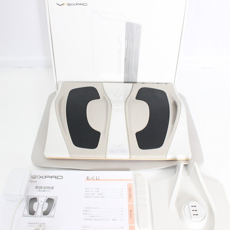 【美品】MTG SIXPAD Foot Fit 3 Heat SE-BY-02A ホワイト シックスパッド フットフィット 3 ヒート 本体 32,175円