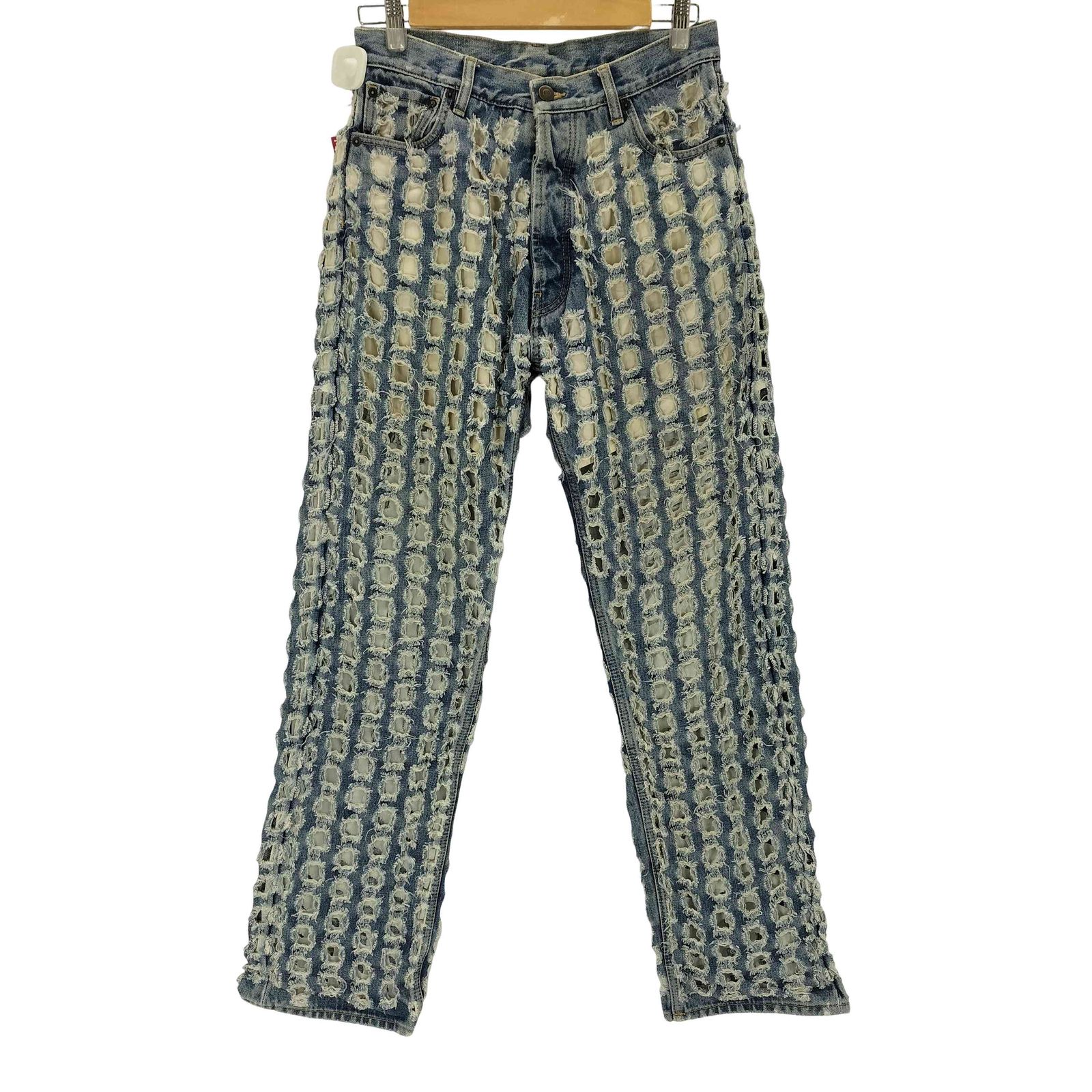 メゾンマルジェラ Maison Margiela 21AW デストロイ カットアウト デニム レディース 40