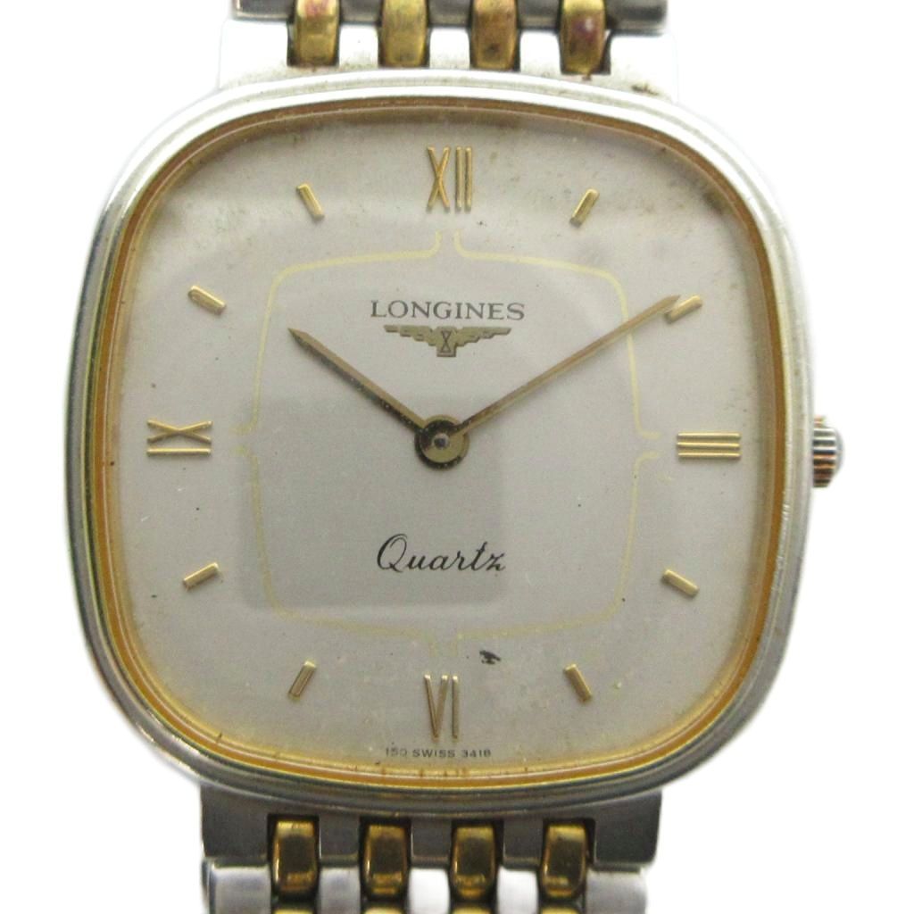 ロンジン LONGINES 150 3416 腕時計 ウォッチ クォーツ スクエア シルバーカラー ゴールドカラー 銀色 金色 ■GY18 /MQ 26,585円