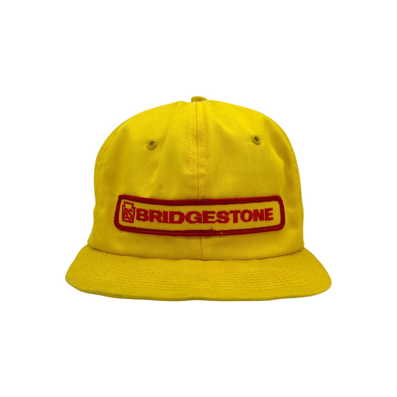 【キャップ/帽子】 USA製 80s-90s BRIDGESTONE ビンテージ トラッカーキャップ イエロー　黄色　ワッペン　 Made in US アメリカ製 59,999円