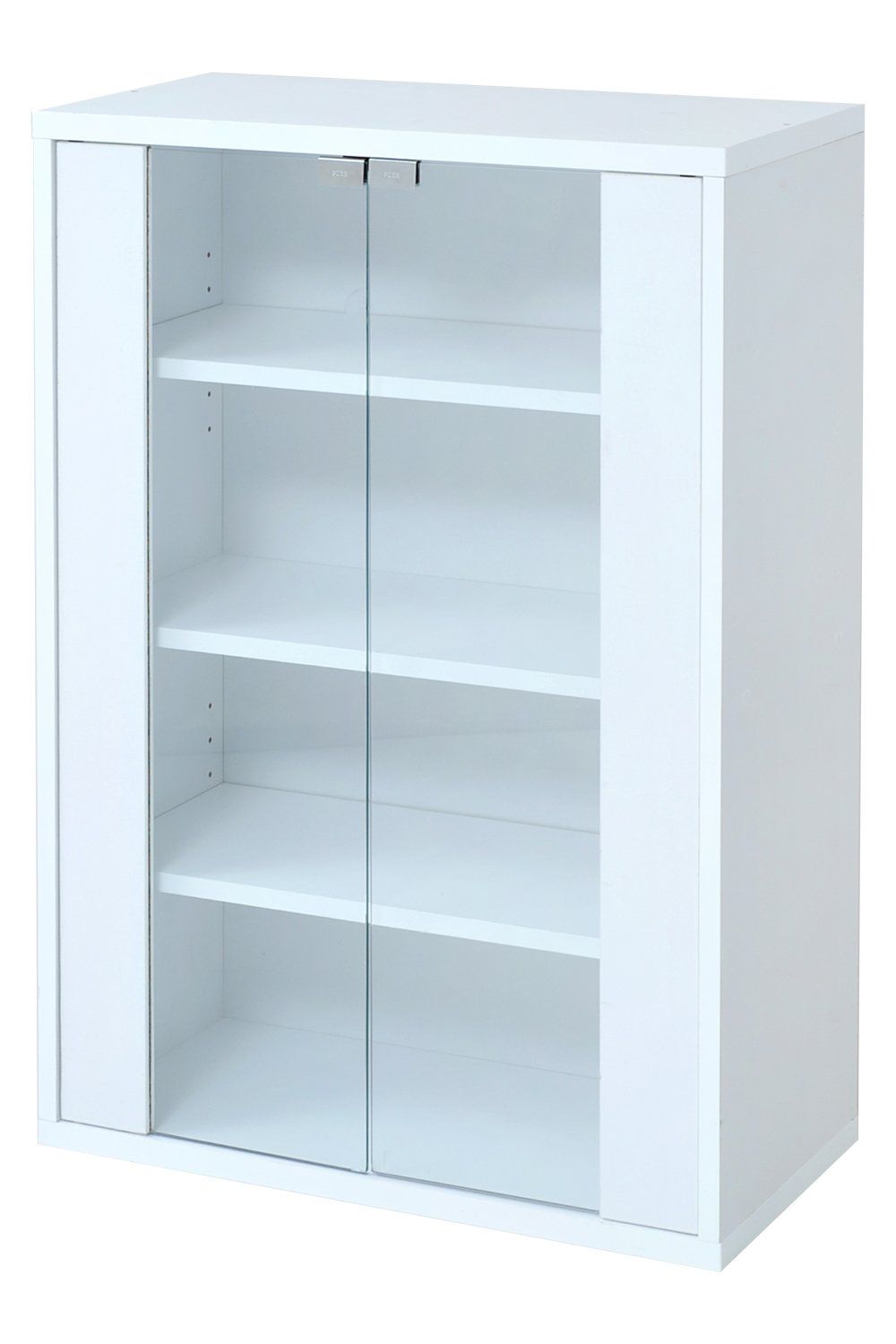 JKプラン 6BOXシリーズ ガラス扉 ホワイト FR-046-WHｍａ
