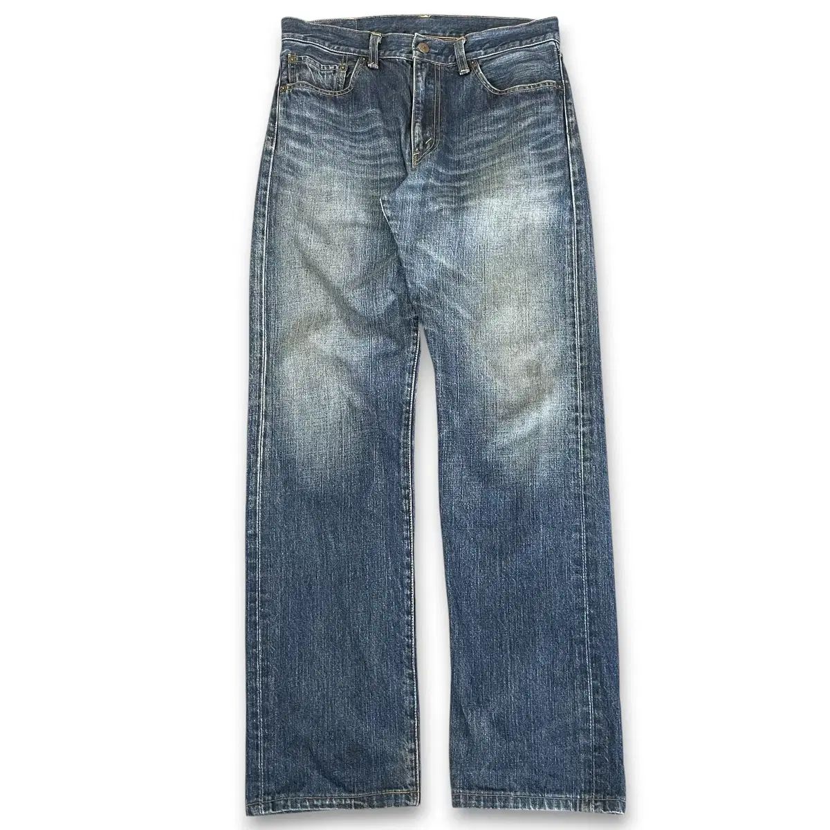 (33) 00s LEVI'S リーバイス 505 JPN レッドループ インディゴ ウォッシュ デニムパンツ
