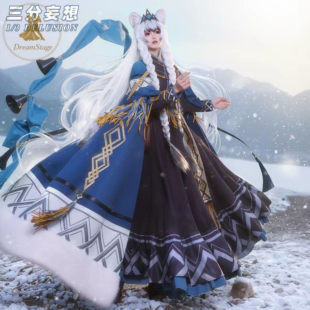 新品 未使用 三分妄想　アークナイツ　聖聆プラマニクス　コスプレ衣装(ウィッグ・靴対応) キャラクター衣装 撮影用 イベント用 COSPLAY 35,490円