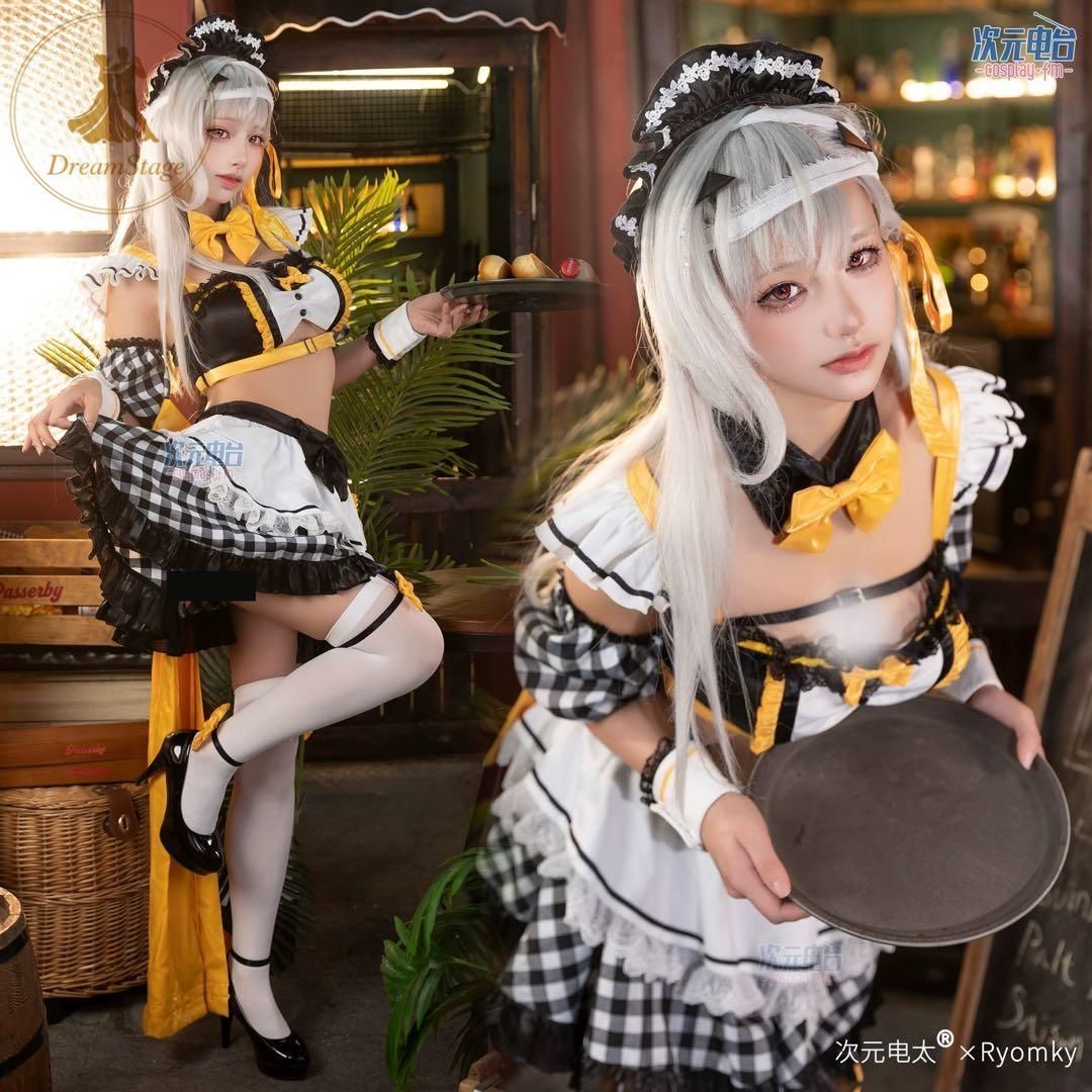 新品 未使用 次元電台 勝利の女神ニケ モダニア メイド服 コスプレ衣装