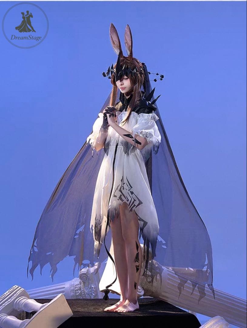 新品 未使用 アークナイツ　炉心の終曲　アーミヤ　コスプレ衣装(ウィッグ・靴対応) キャラクター衣装 撮影用 イベント用 COSPLAY