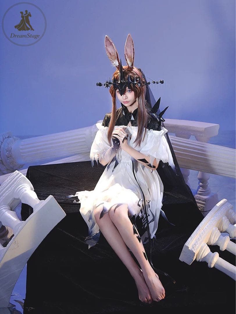 新品 未使用 アークナイツ　炉心の終曲　アーミヤ　コスプレ衣装(ウィッグ・靴対応) キャラクター衣装 撮影用 イベント用 COSPLAY