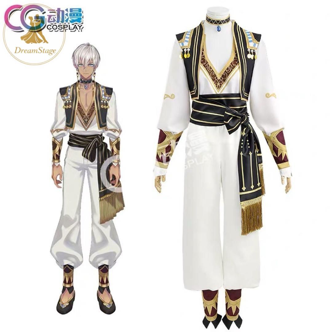 新品 未使用 CGCOS にじさんじ　イブラヒム　コスプレ衣装(ウィッグ・靴対応) キャラクター衣装 撮影用 イベント用 COSPLAY