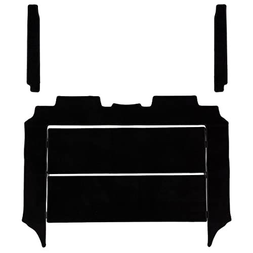 FJCRAFT 【T81】 トヨタ 互換品 ノア/ヴォクシー 90系 セカンドラグマット ラグマット 日本製 カーフィール加工 (エクセレント・ブラック) (ハイブリッド車 7人・8人乗り)as 3add10c5