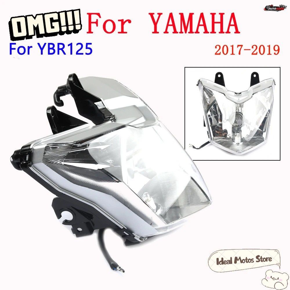 ヤマハ YBR125Z YBR 125 Z YBRZ 125 YBR 125Z オートバイ用ヘッドライトアセンブリ 12V 防水ヘッドランプ フロントライト 2017 2018 2019
