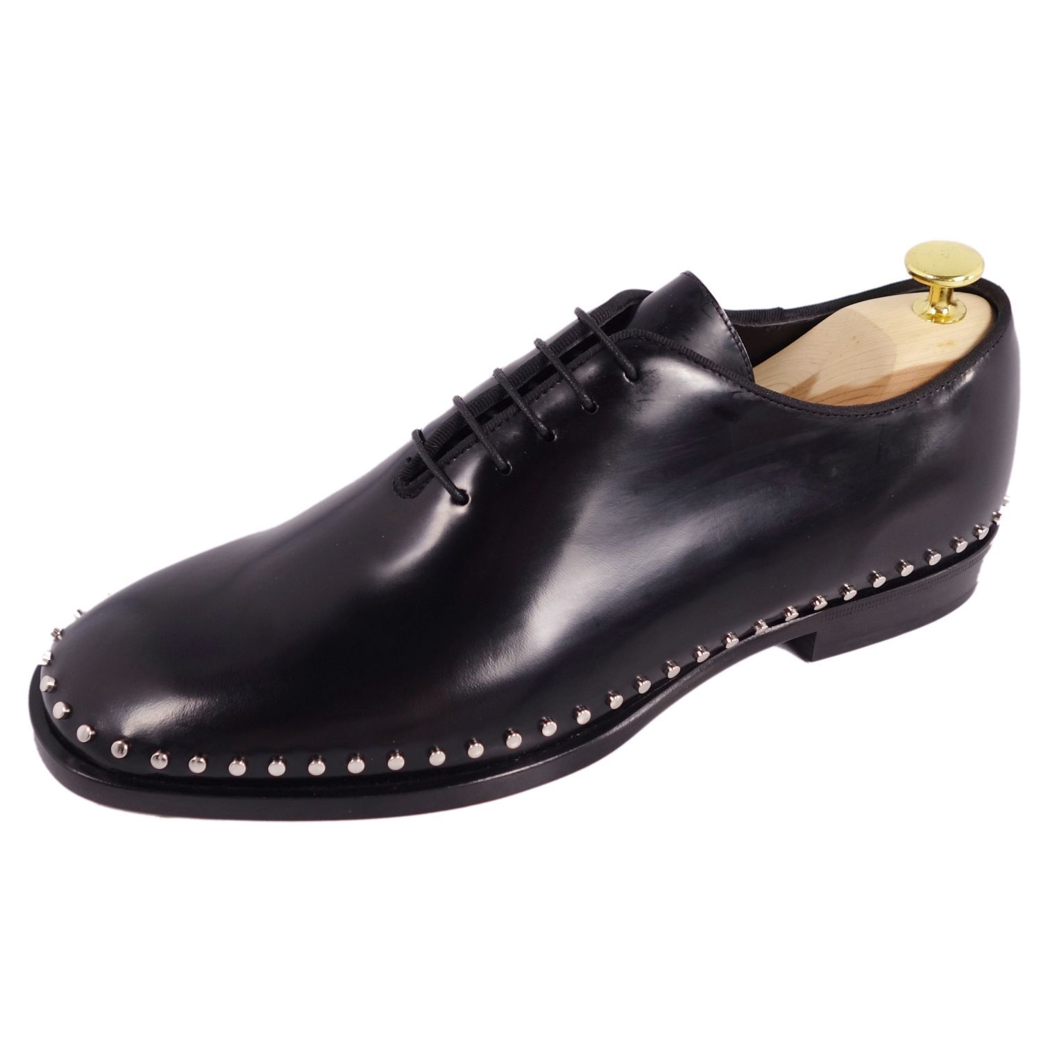 未使用 ジミーチュウ JIMMY CHOO レザーシューズ オックスフォード ビ