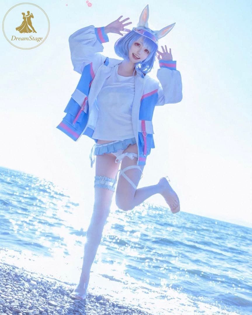 新品 未使用 CGCOS ホロライブ　兎田ぺこら　コスプレ衣装(ウィッグ・靴対応) キャラクター衣装 撮影用 イベント用 COSPLAY 21,827円