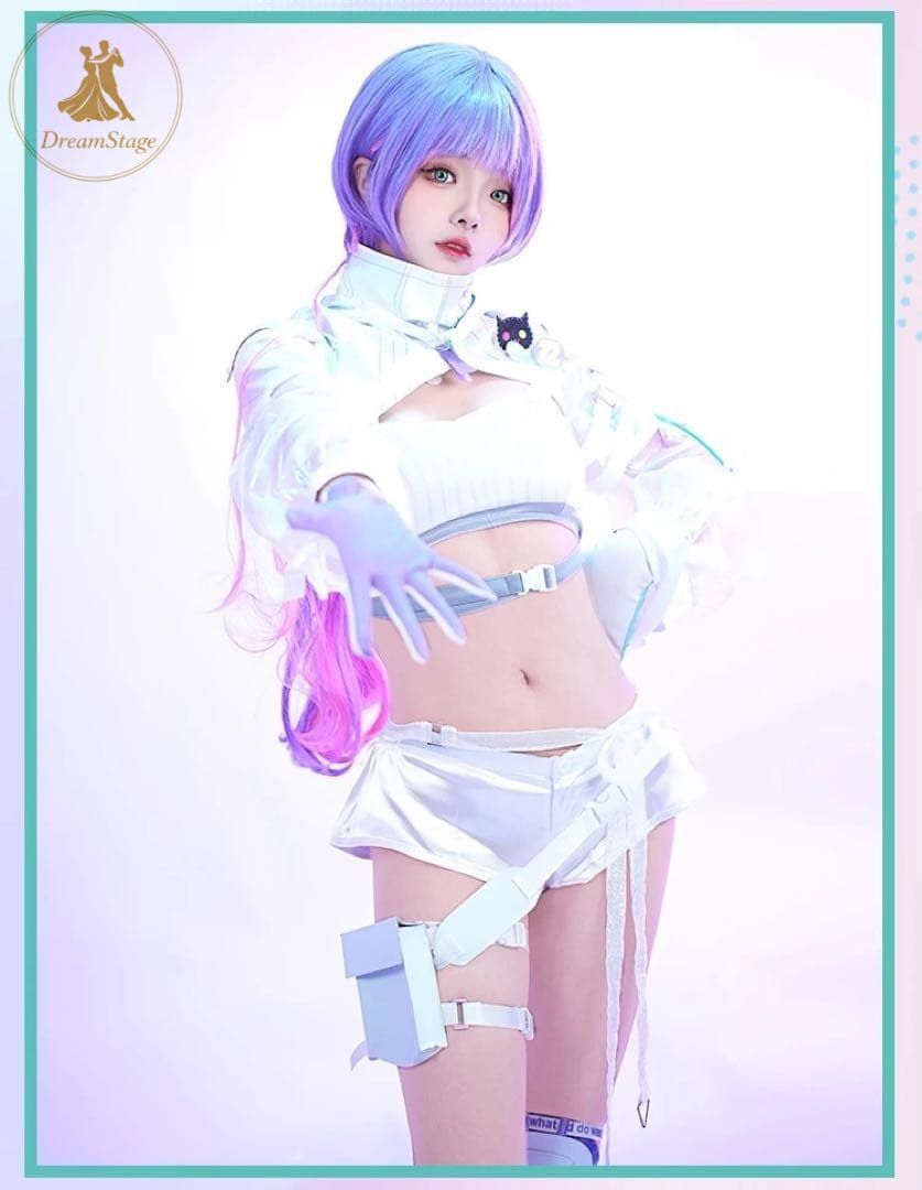 新品 未使用 CGCOS ホロライブ 常闇トワ コスプレ衣装(ウィッグ・靴対応) キャラクター衣装 撮影用 イベント用 COSPLAY