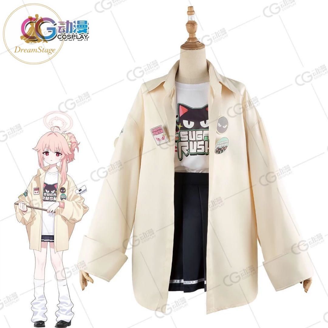新品 未使用 CGCOS ブルーアーカイブ　バンド　ナツ　コスプレ衣装(ウィッグ・靴対応) キャラクター衣装 撮影用 イベント用 COSPLAY