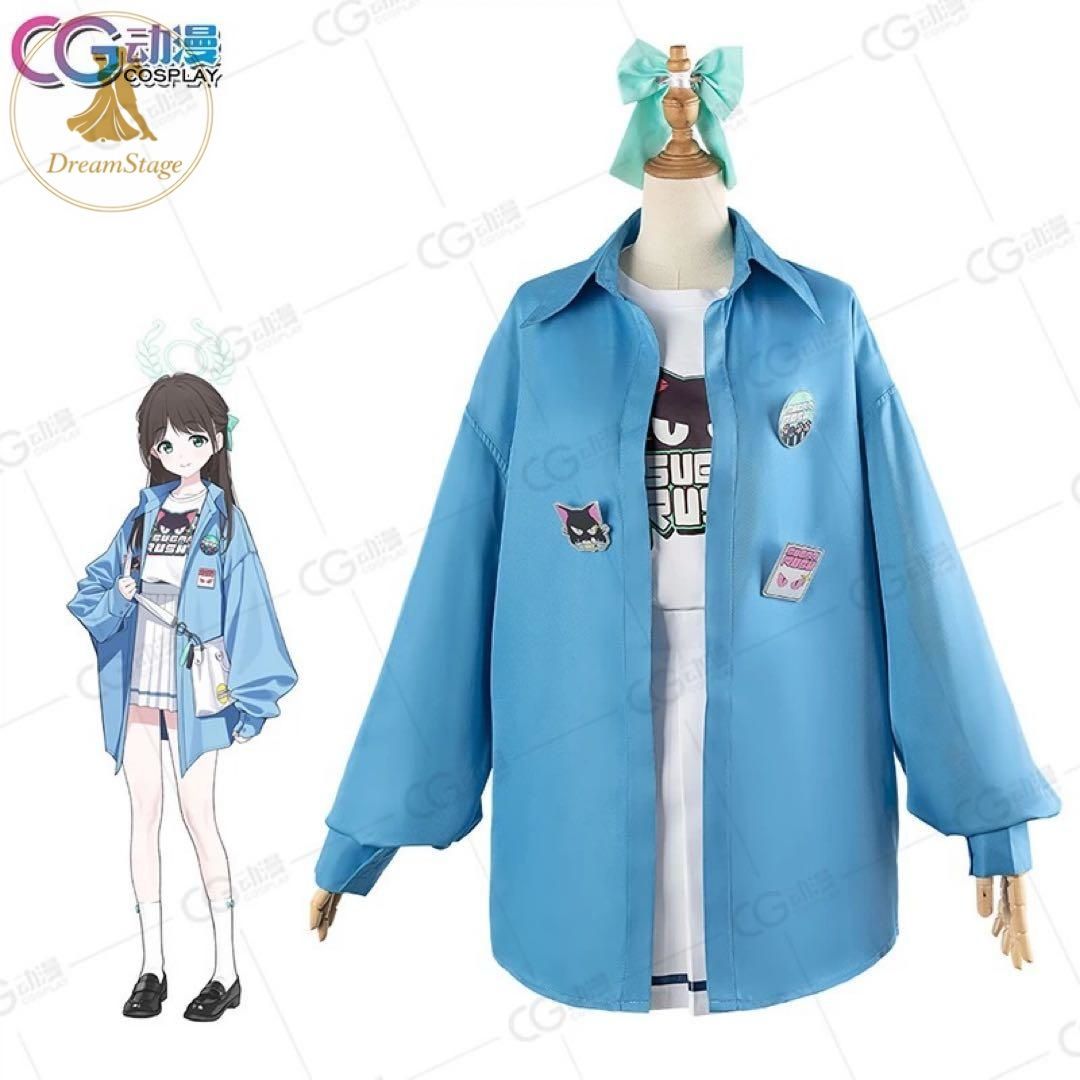 新品 未使用 CGCOS ブルーアーカイブ　バンドアイリ　コスプレ衣装(ウィッグ・靴対応) キャラクター衣装 撮影用 イベント用 COSPLAY