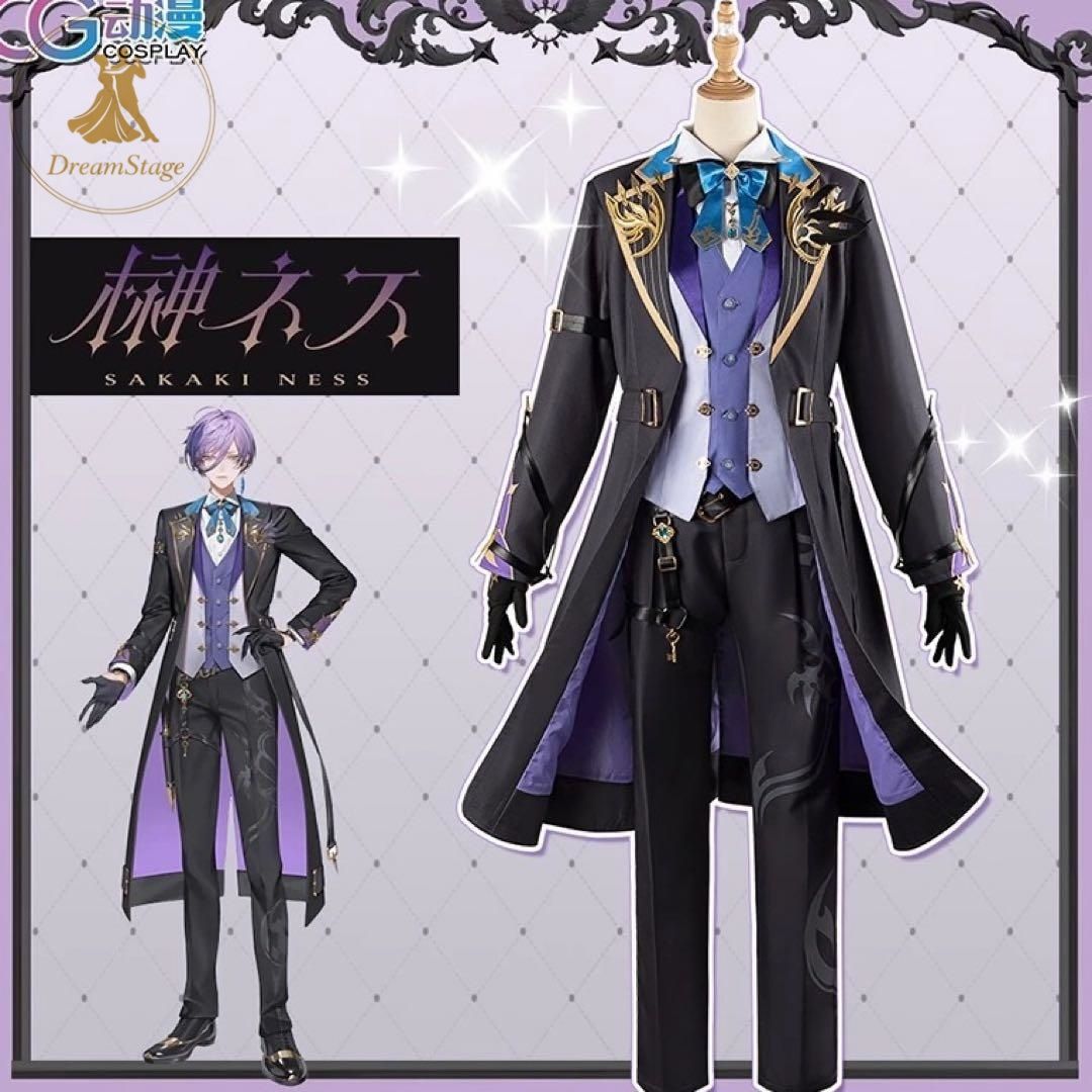 新品 未使用 CGCOS vtuber 榊ネス　コスプレ衣装(ウィッグ・靴対応) キャラクター衣装 撮影用 イベント用 COSPLAY