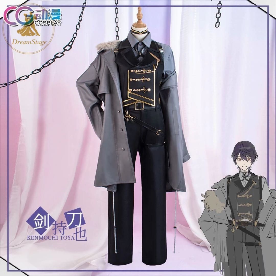 新品 未使用 CGCOS vtuber 剣持刀也 コスプレ衣装(ウィッグ・靴対応) キャラクター衣装 撮影用 イベント用 COSPLAY