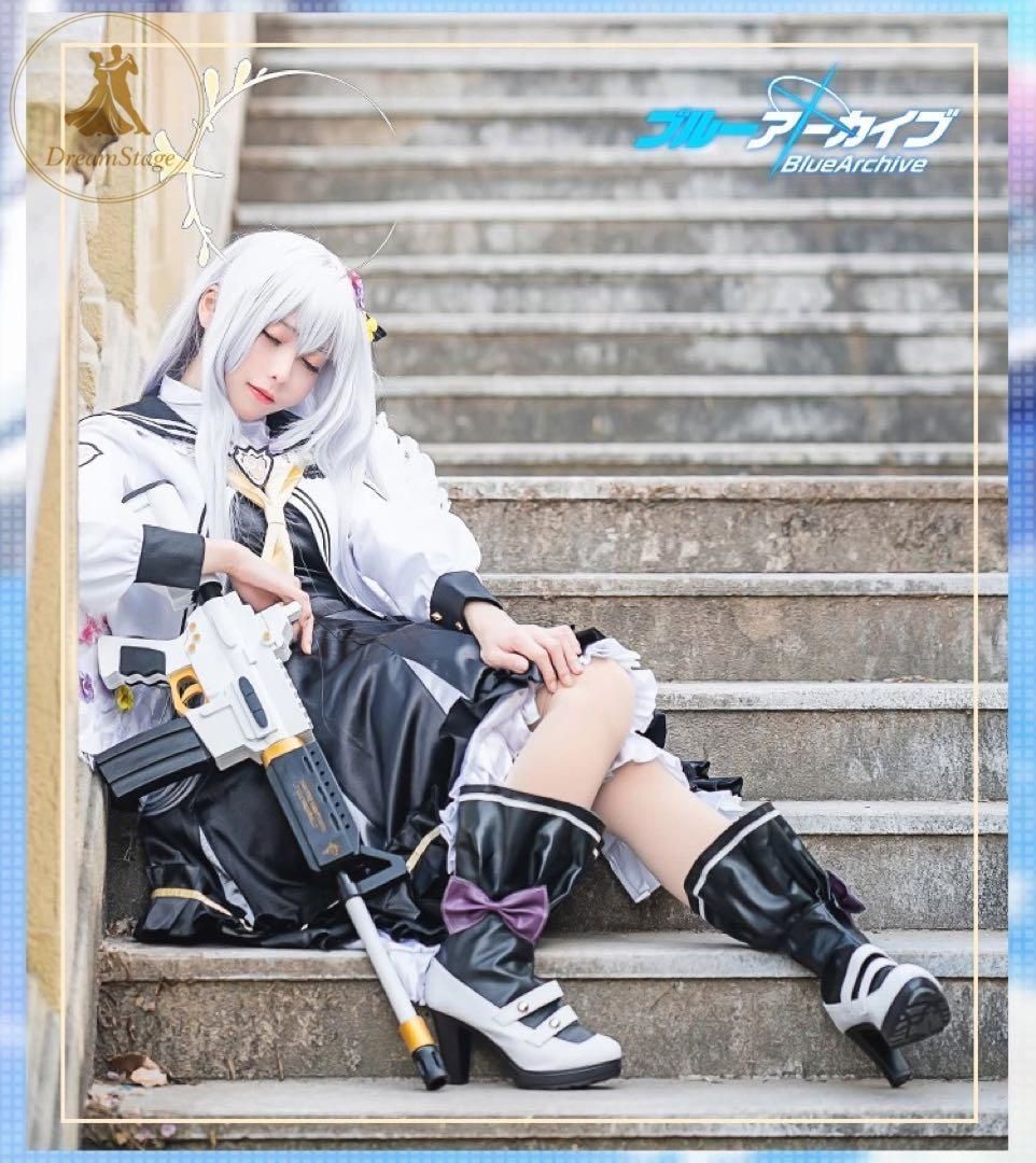 新品 未使用 CGCOS ブルーアーカイブ　白州アズサ　コスプレ衣装(ウィッグ・靴対応) キャラクター衣装 撮影用 イベント用 COSPLAY 18,922円