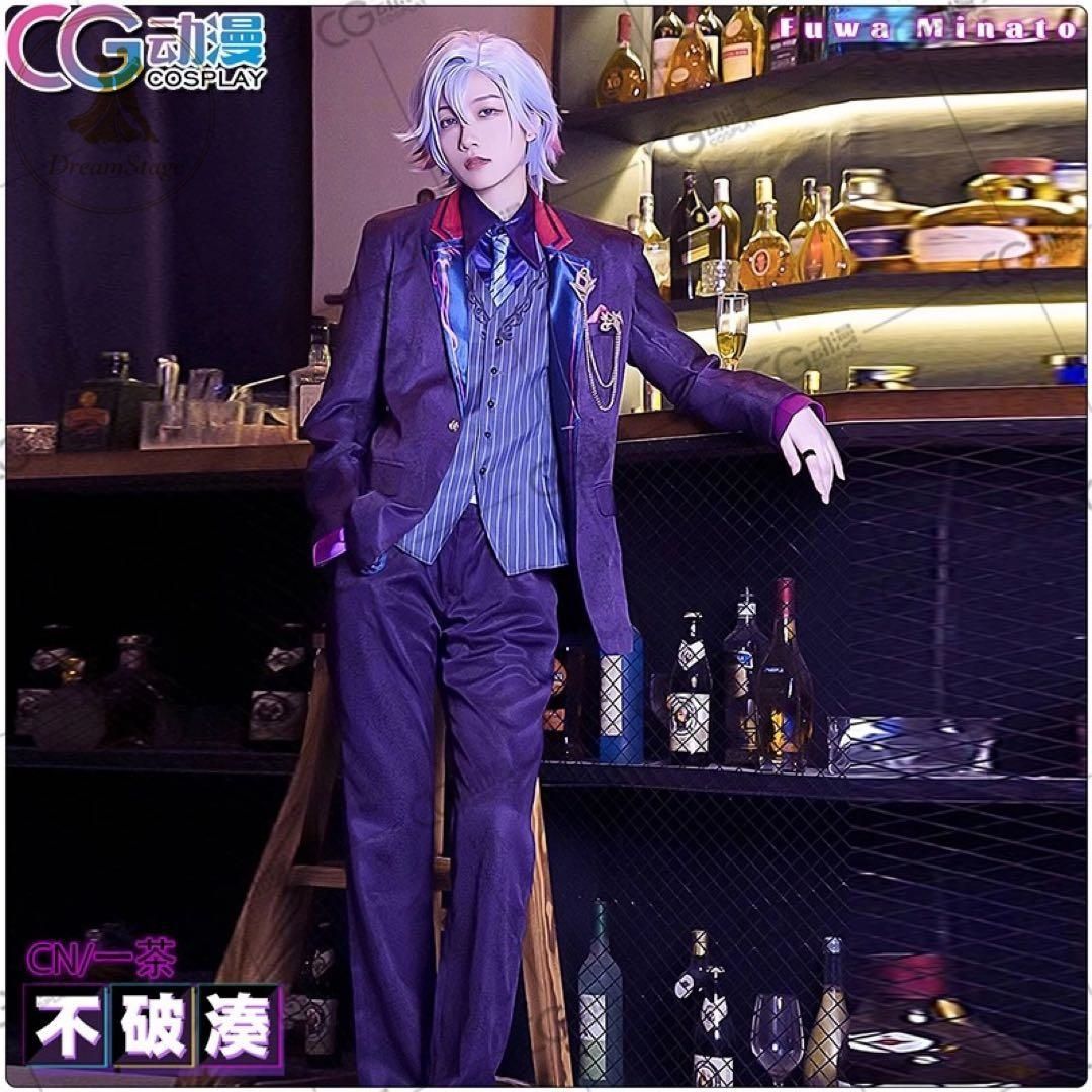 新品 未使用 CGCOS vtuber 不破湊 コスプレ衣装(ウィッグ・靴対応) キャラクター衣装 撮影用 イベント用 COSPLAY