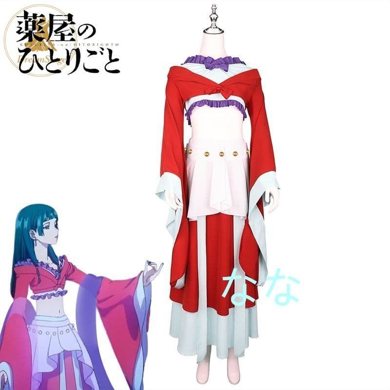新品 未使用 薬屋のひとりごと 猫猫 月下の舞 コスプレ衣装 L キャラクター衣装 撮影用 イベント用 COSPLAY