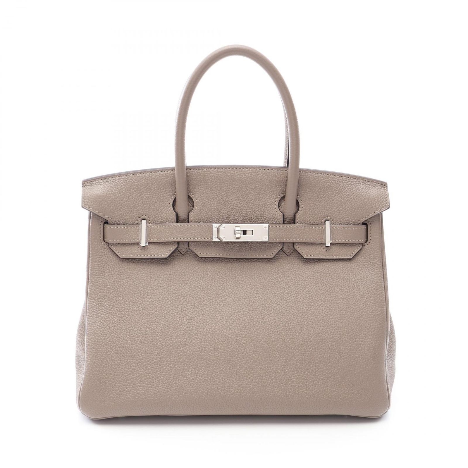 エルメス HERMES ハンドバッグ バーキン30 グリアスファルト レザー バーキン30 グリアスファルト レディース Used A