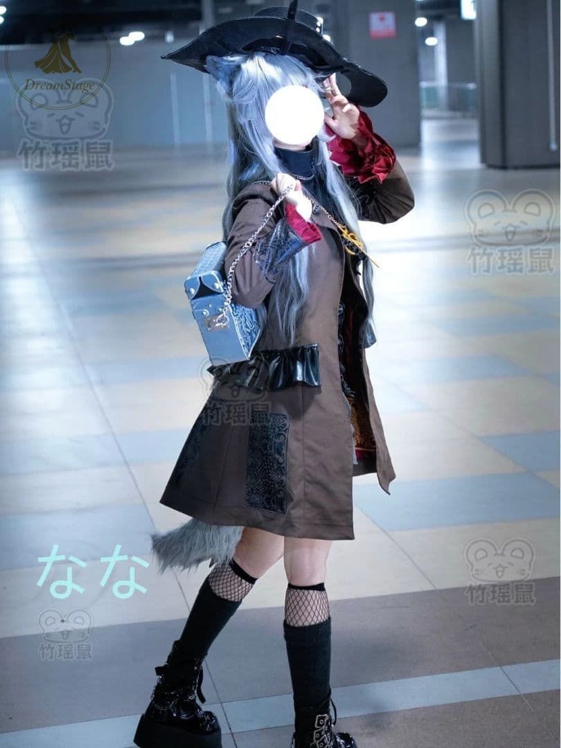 新品 未使用 アークナイツ ラップランド 音律聯覚 コスプレ衣装 L キャラクター衣装 撮影用 イベント用 COSPLAY