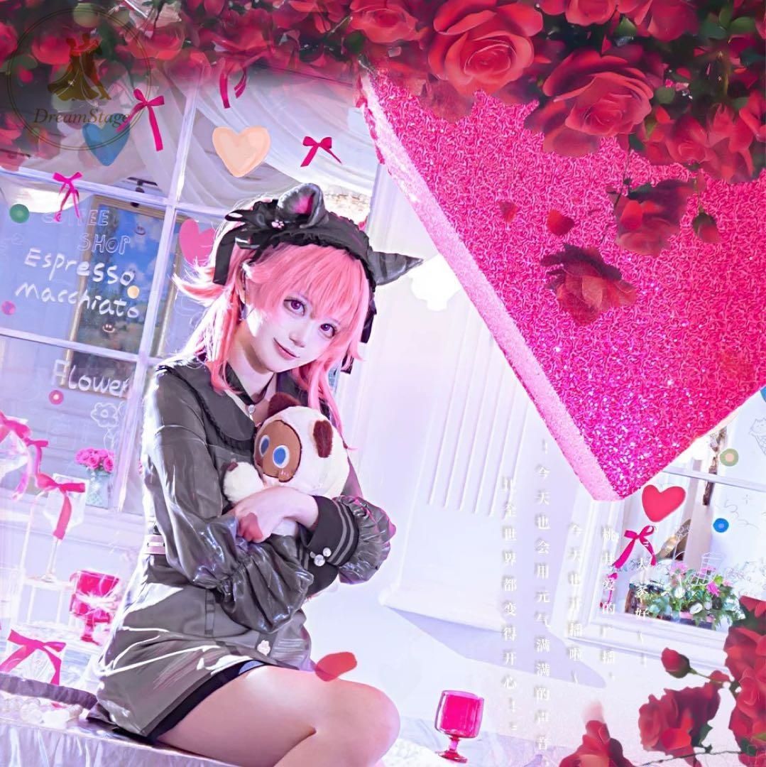 新品 未使用 CGCOS プロセカ 桃井愛莉 コスプレ衣装(ウィッグ・靴対応) キャラクター衣装 撮影用 イベント用 COSPLAY