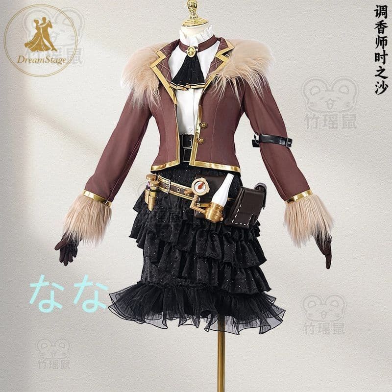 新品 未使用 IdentityV 調香師 ウィラ・ナイエル 時の砂 コスプレ衣装 L キャラクター衣装 撮影用 イベント用 COSPLAY