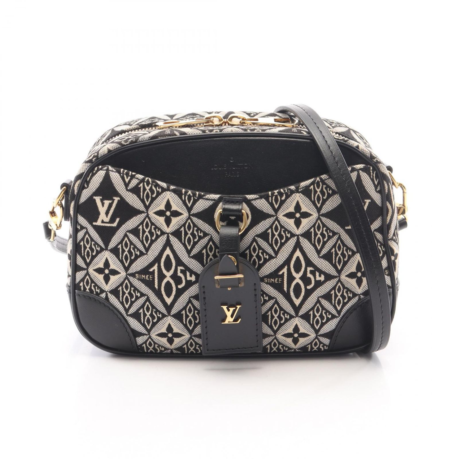 ルイ・ヴィトン LOUIS VUITTON ショルダーバッグ ドーヴィルミニ SINCE1854 M57205 キャンバス レザー SINCE1854 ドーヴィル MINI レディース Used A