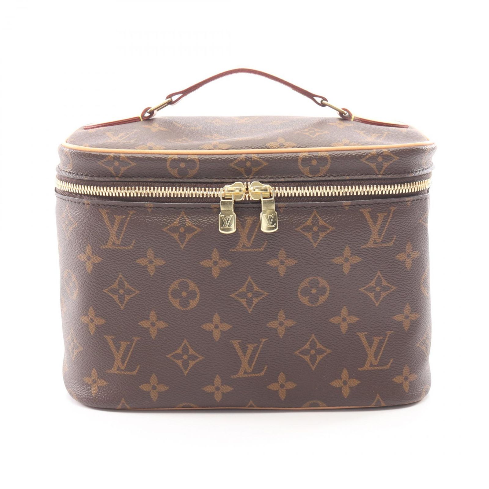 ルイ・ヴィトン LOUIS VUITTON ハンドバッグ ニースBB M42265 PVCコーティングキャンバス レザー ニースBB レディース Used A