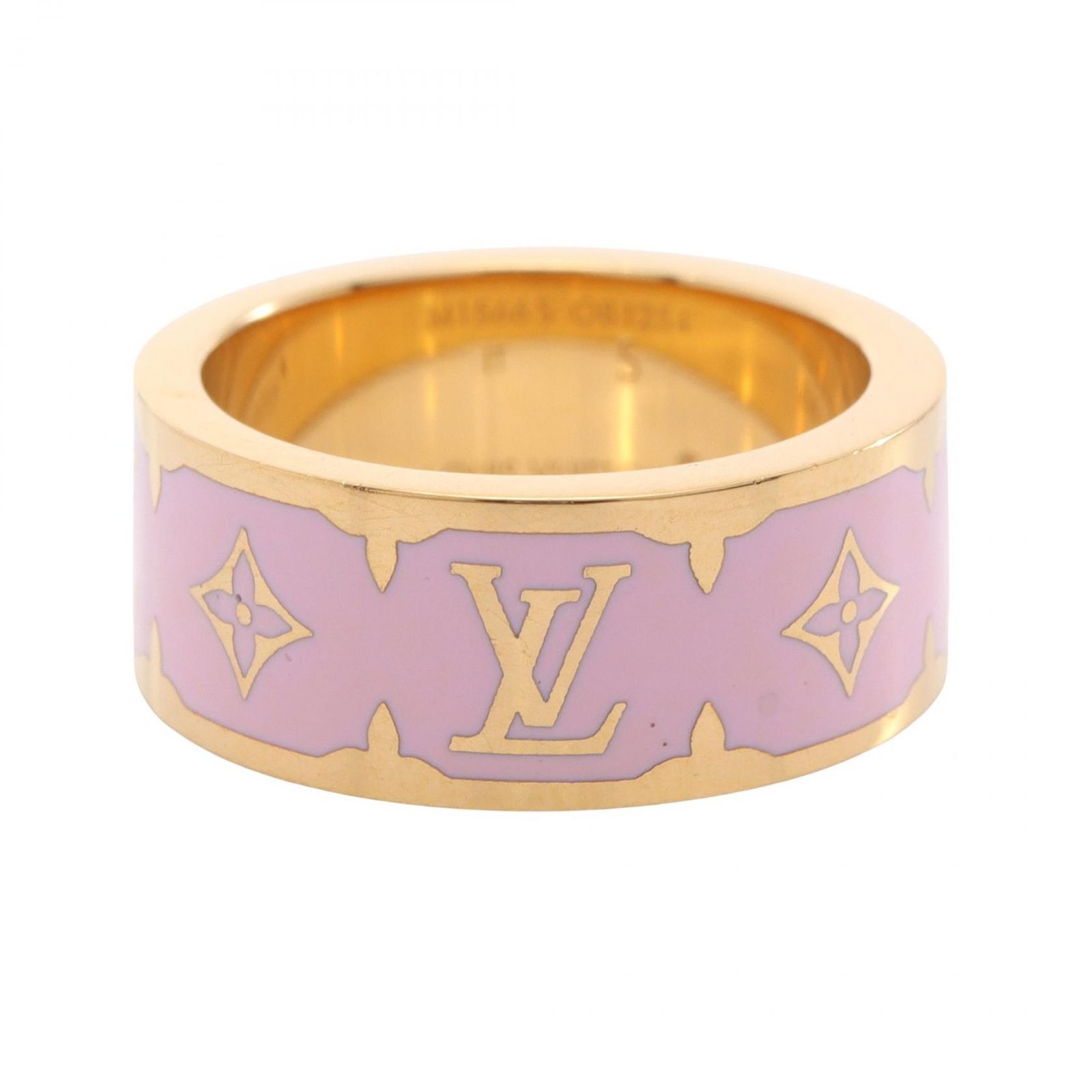 ルイ・ヴィトン LOUIS VUITTON リング・指輪 ナノグラム M1566S GP（ゴールドメッキ） リング ナノグラム レディース Used A