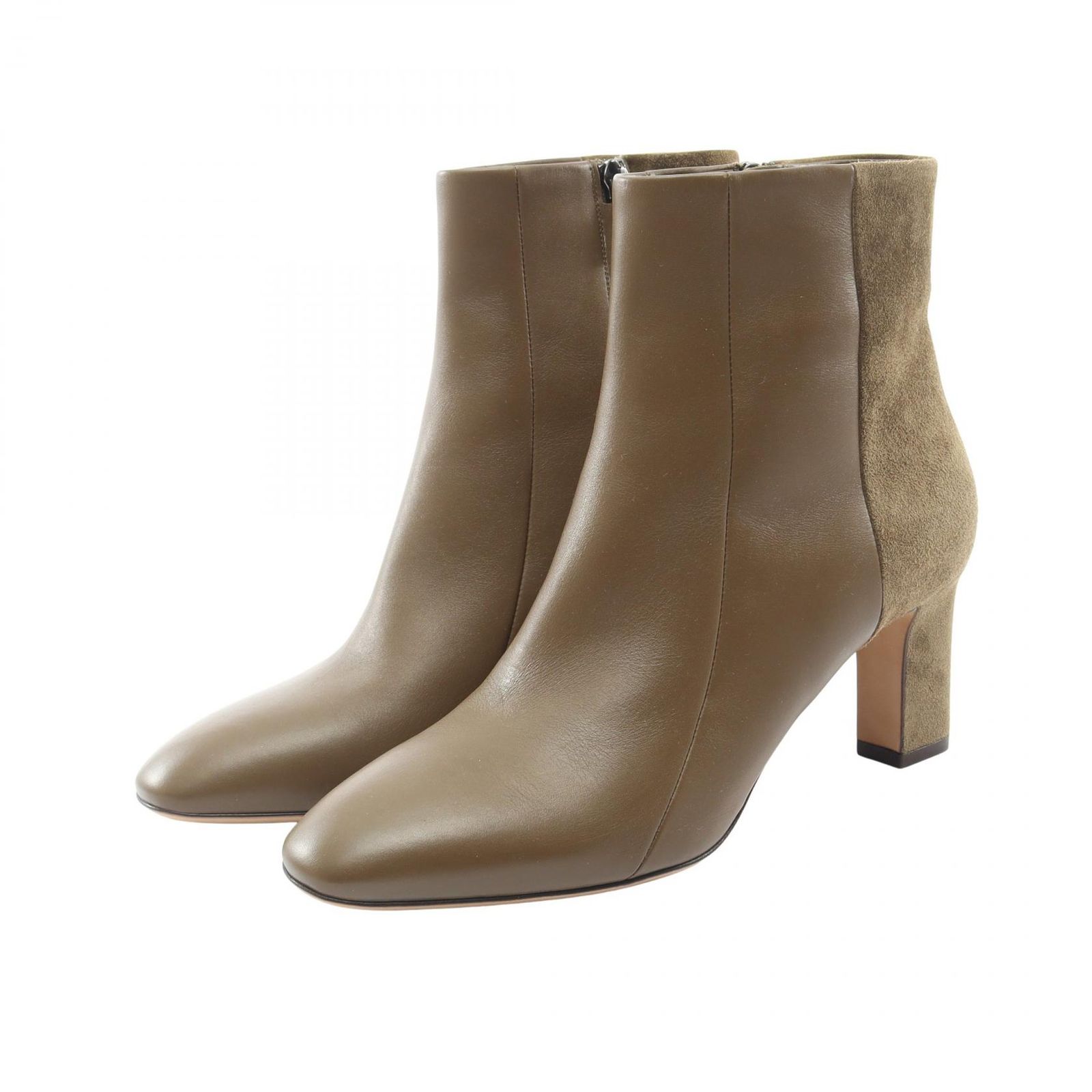 サルヴァトーレフェラガモ Salvatore Ferragamo ブーツ ショート レザー スウェード ブーツ レディース Used A