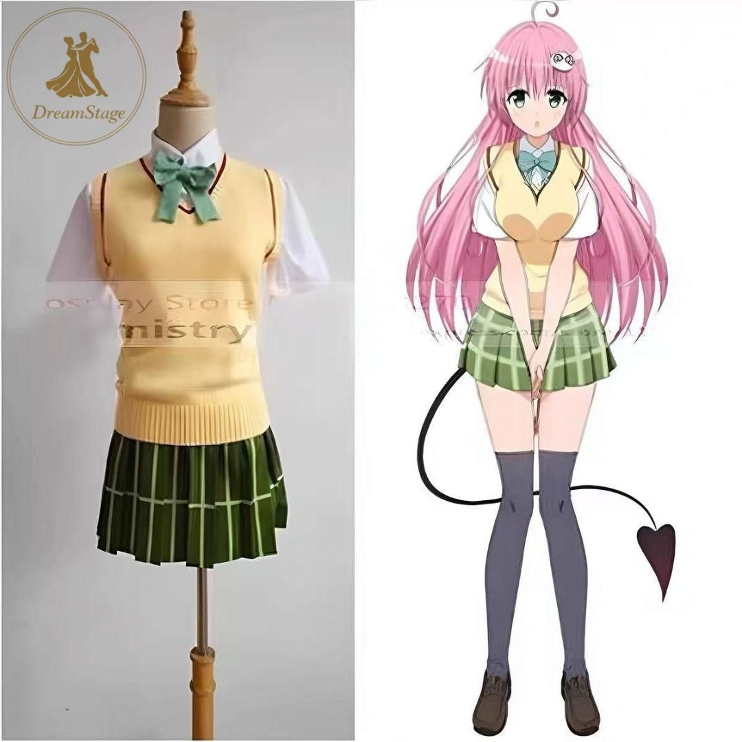 新品 未使用 ToLOVEる モモ コスプレ 制服 M キャラクター衣装 撮影用 イベント用 COSPLAY