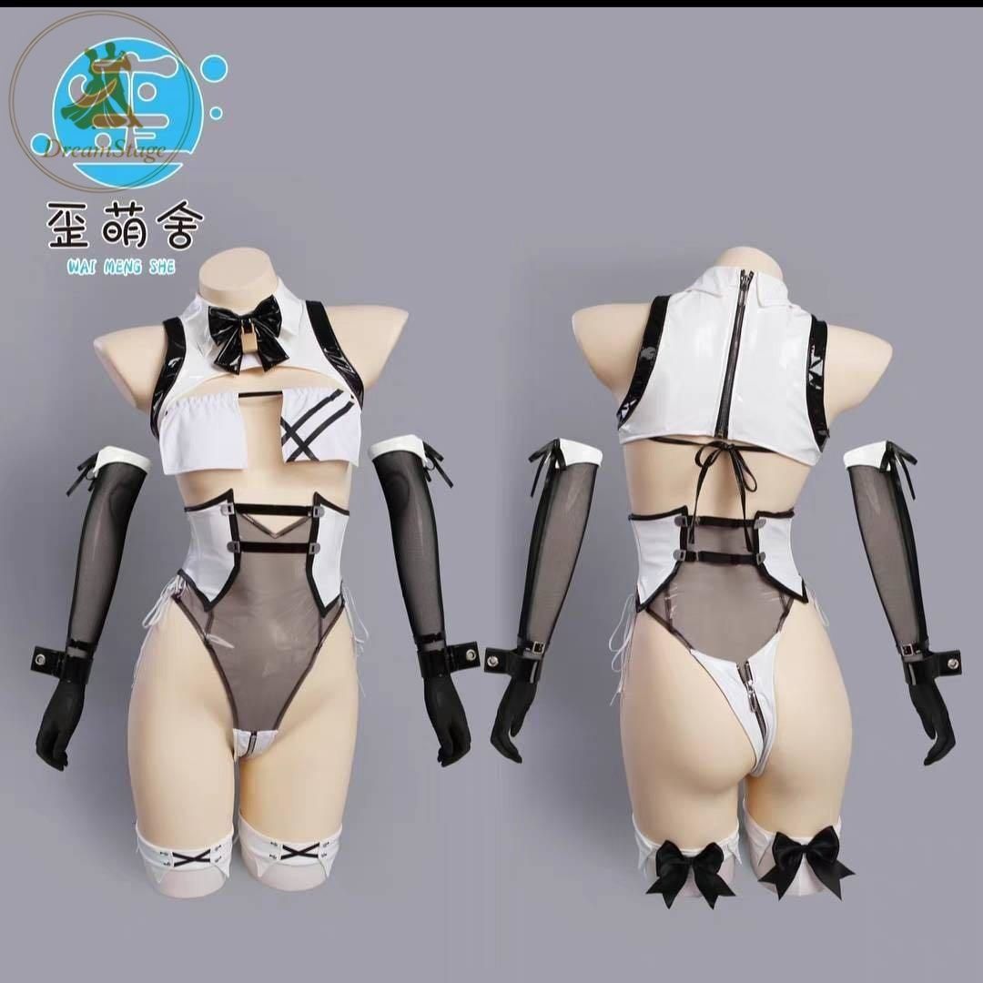 新品 未使用 コスプレ衣装　NIKKE ベイ　バニー　歪萌社　M キャラクター衣装 撮影用 イベント用 COSPLAY