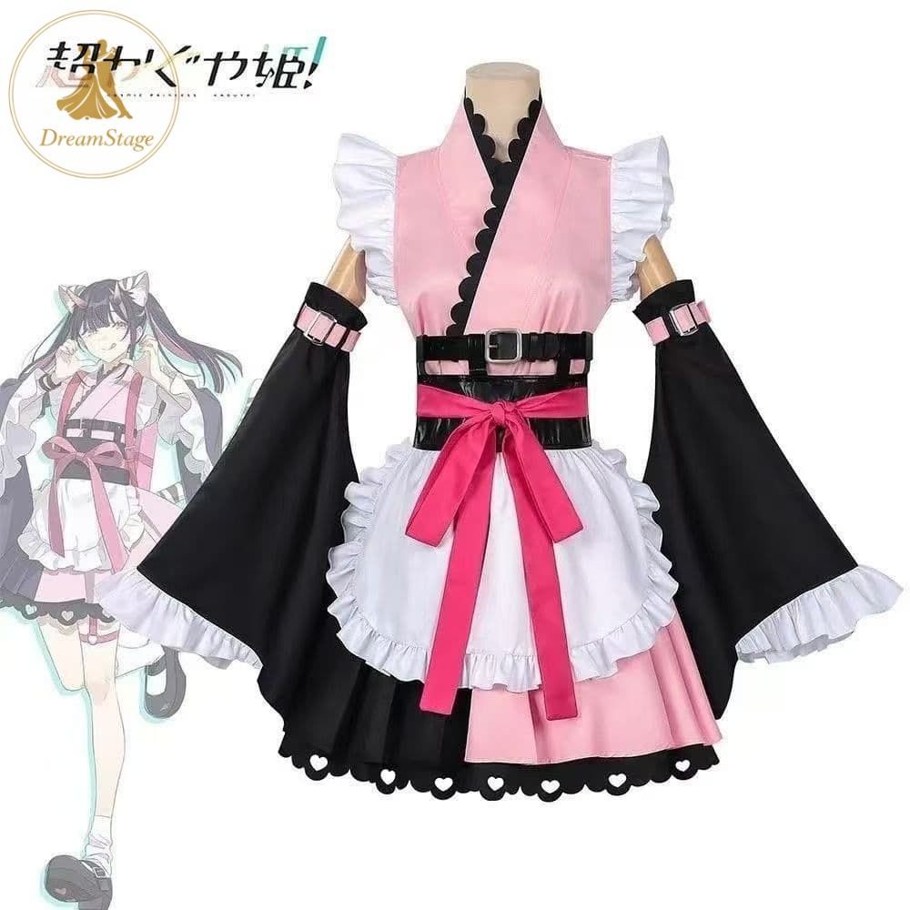 新品 未使用 コスプレ衣装　超かぐや姫！　駒沢乃依　ウィッグ付き　M キャラクター衣装 撮影用 イベント用 COSPLAY