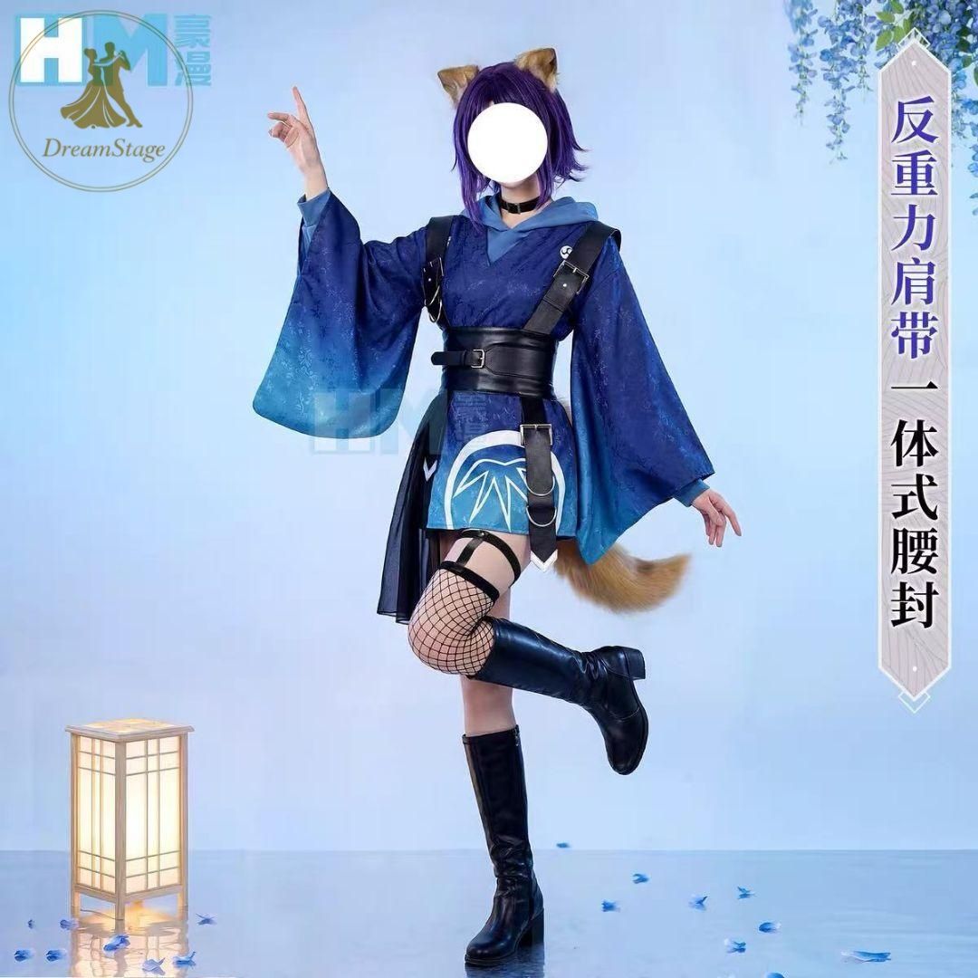 新品 未使用 コスプレ衣装 超かぐや姫! 酒寄彩葉 耳尻尾付き Mサイズ キャラクター衣装 撮影用 イベント用 COSPLAY