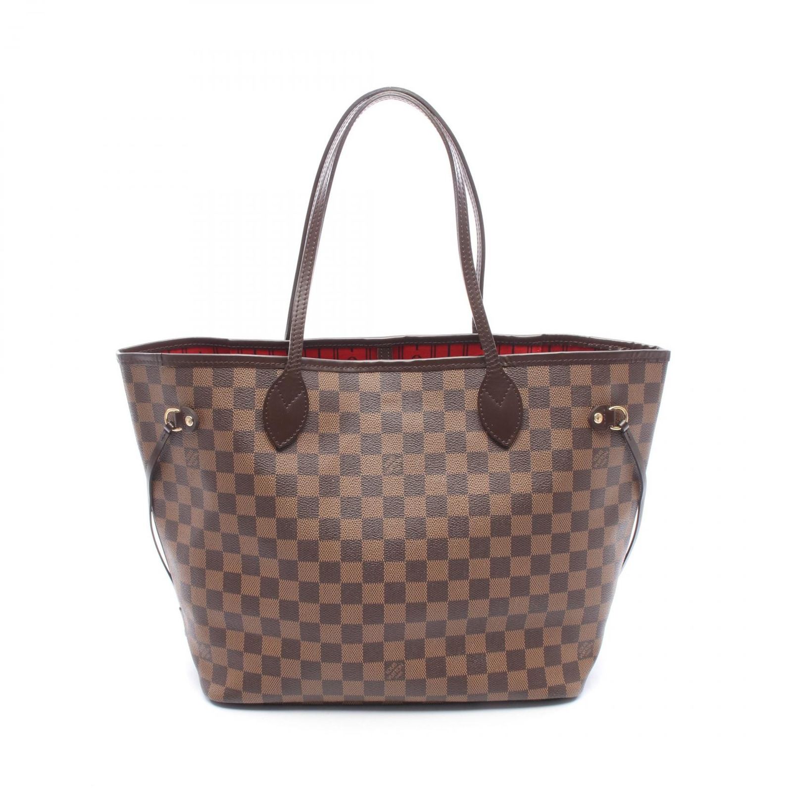 ルイ・ヴィトン LOUIS VUITTON トートバッグ ネヴァーフルMM ダミエエベヌ N51105 PVCコーティングキャンバス レザー ネヴァーフルMM レディース Used B 104,390円