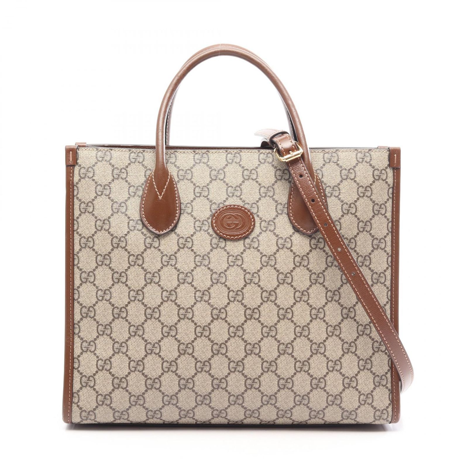 グッチ GUCCI トートバッグ GGスプリーム 2WAY 659983 ベージュ 